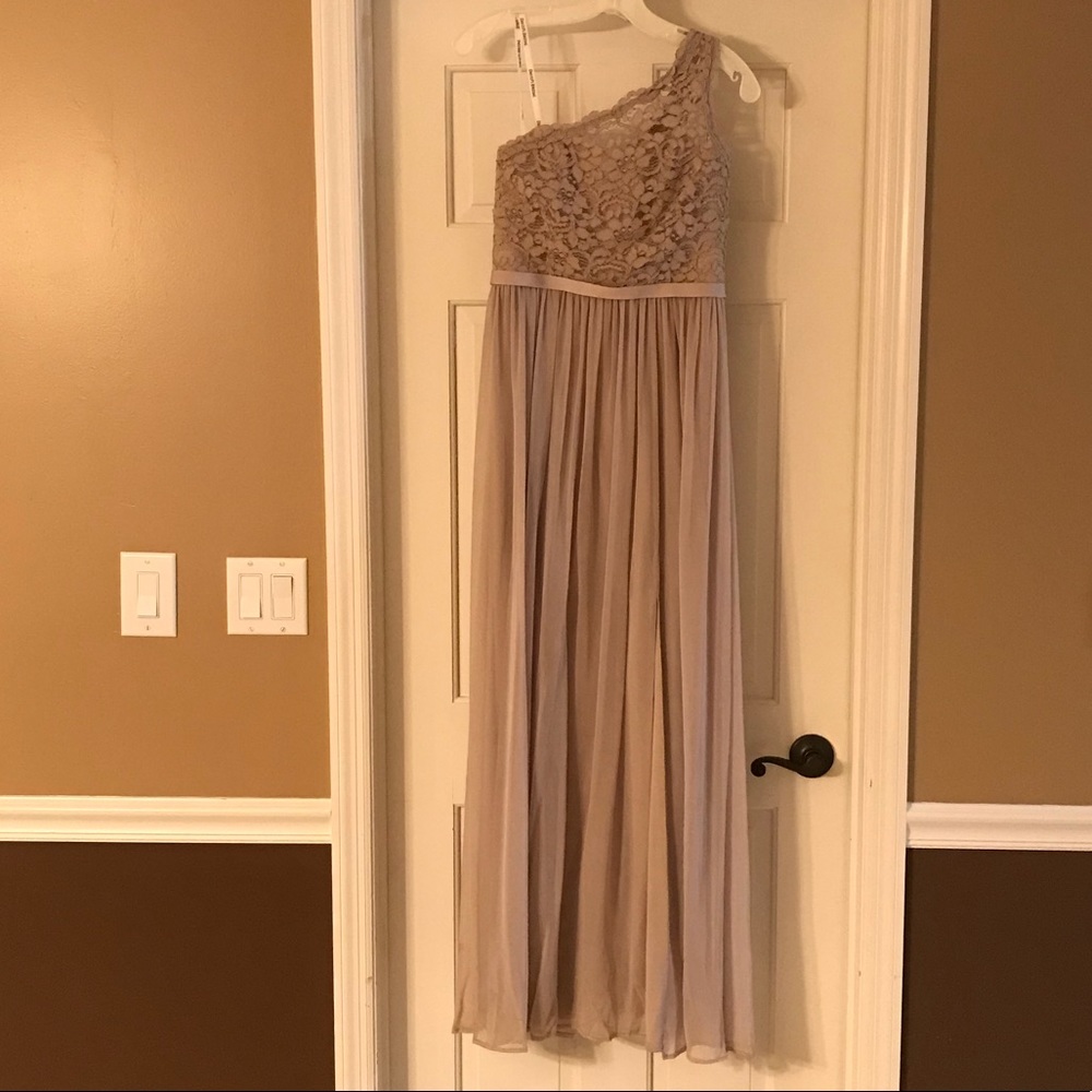 Lace bridesmaids dress